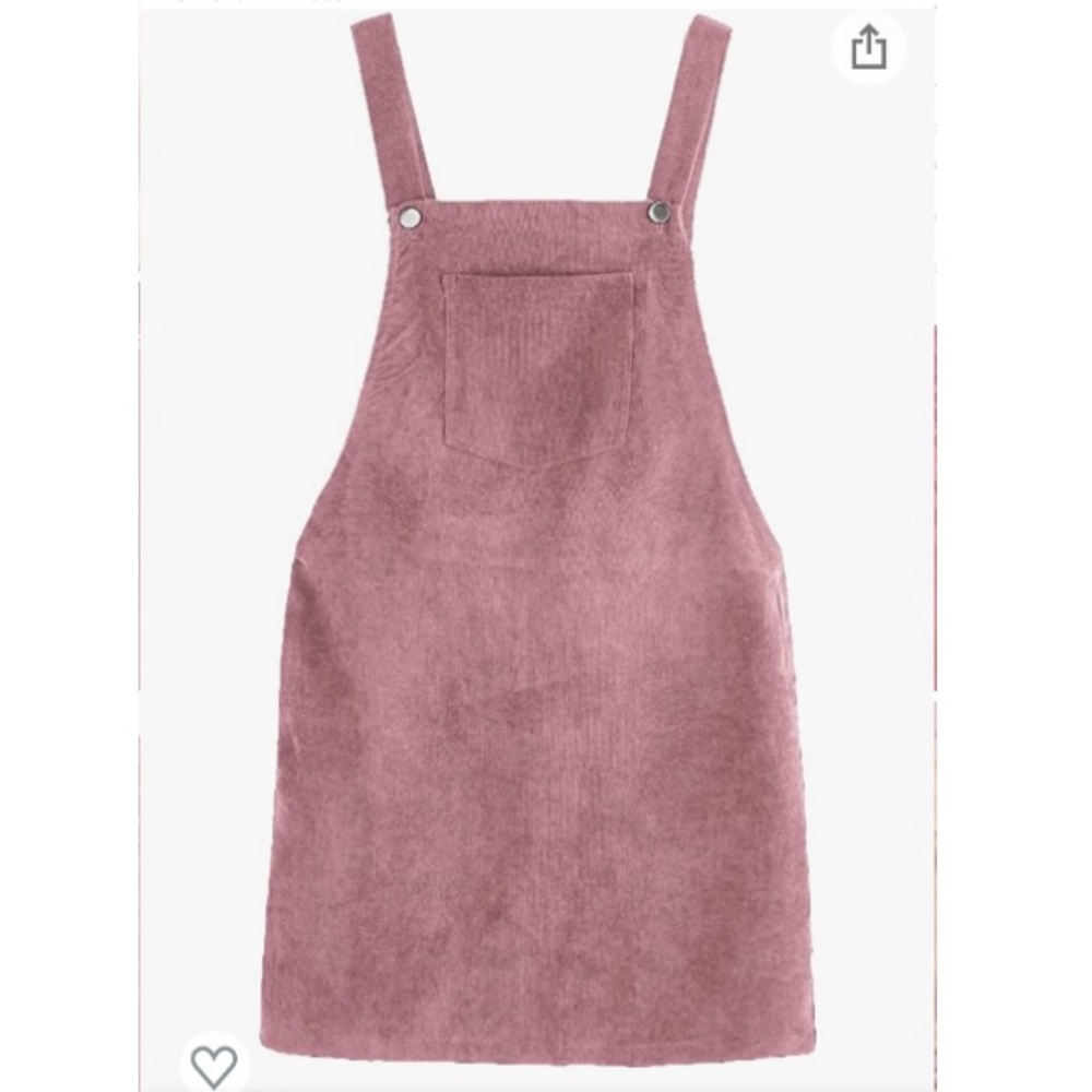 Women's Straps A-line Corduroy Pinafore